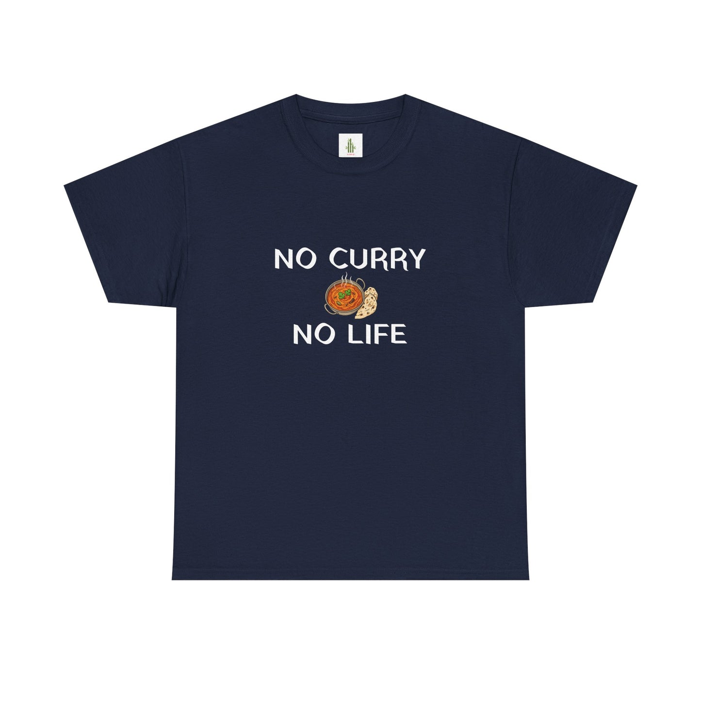 No Curry No Life tee | Funny food T-shirt
