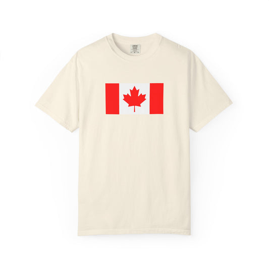 Canada Flag, Unisex Garment-Dyed T-shirt, Freedom Tee by TokyoBill
