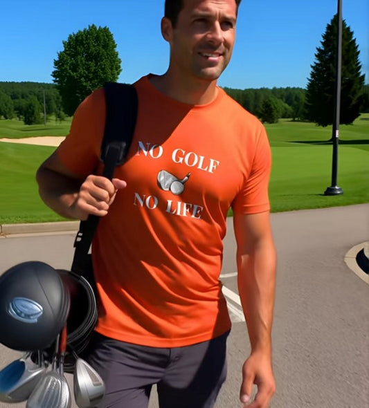 No Golf No Life tee | Funny sports T-shirt