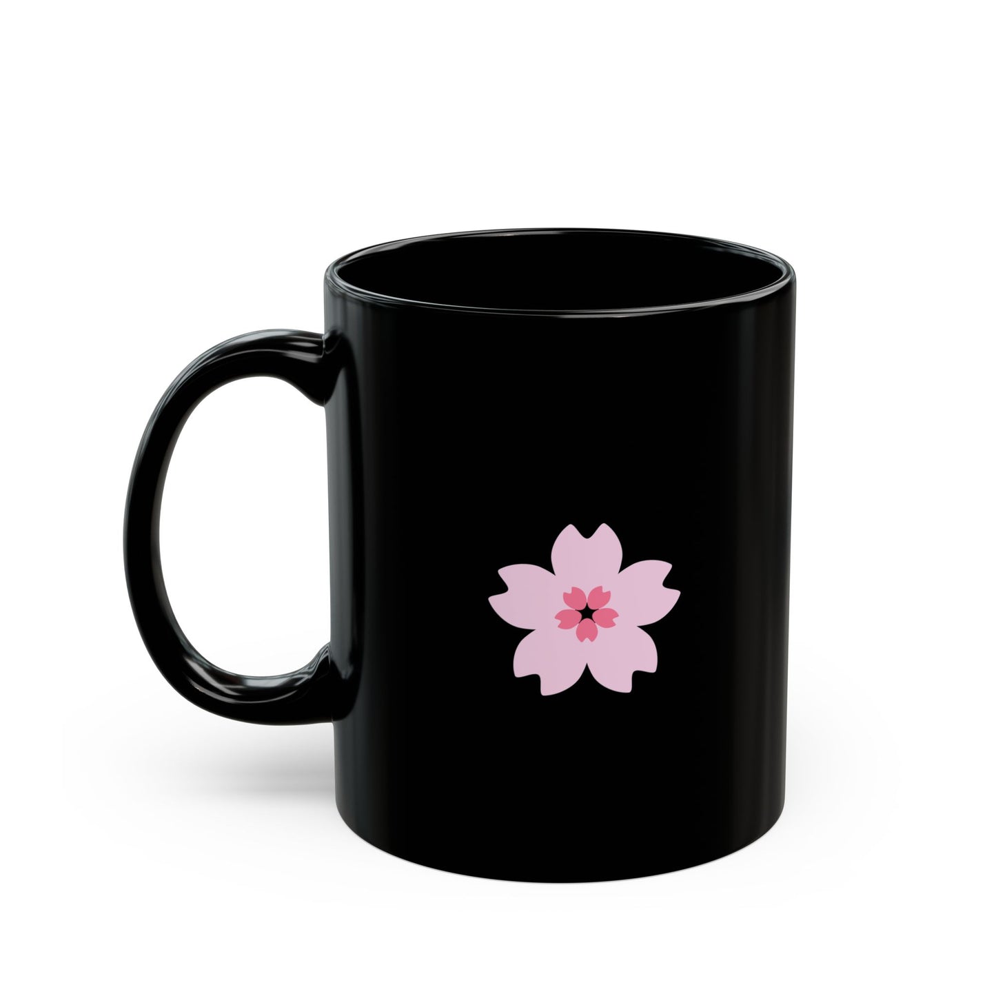 Japanese name 'Takahashi' black coffee mug, by TokyoBill