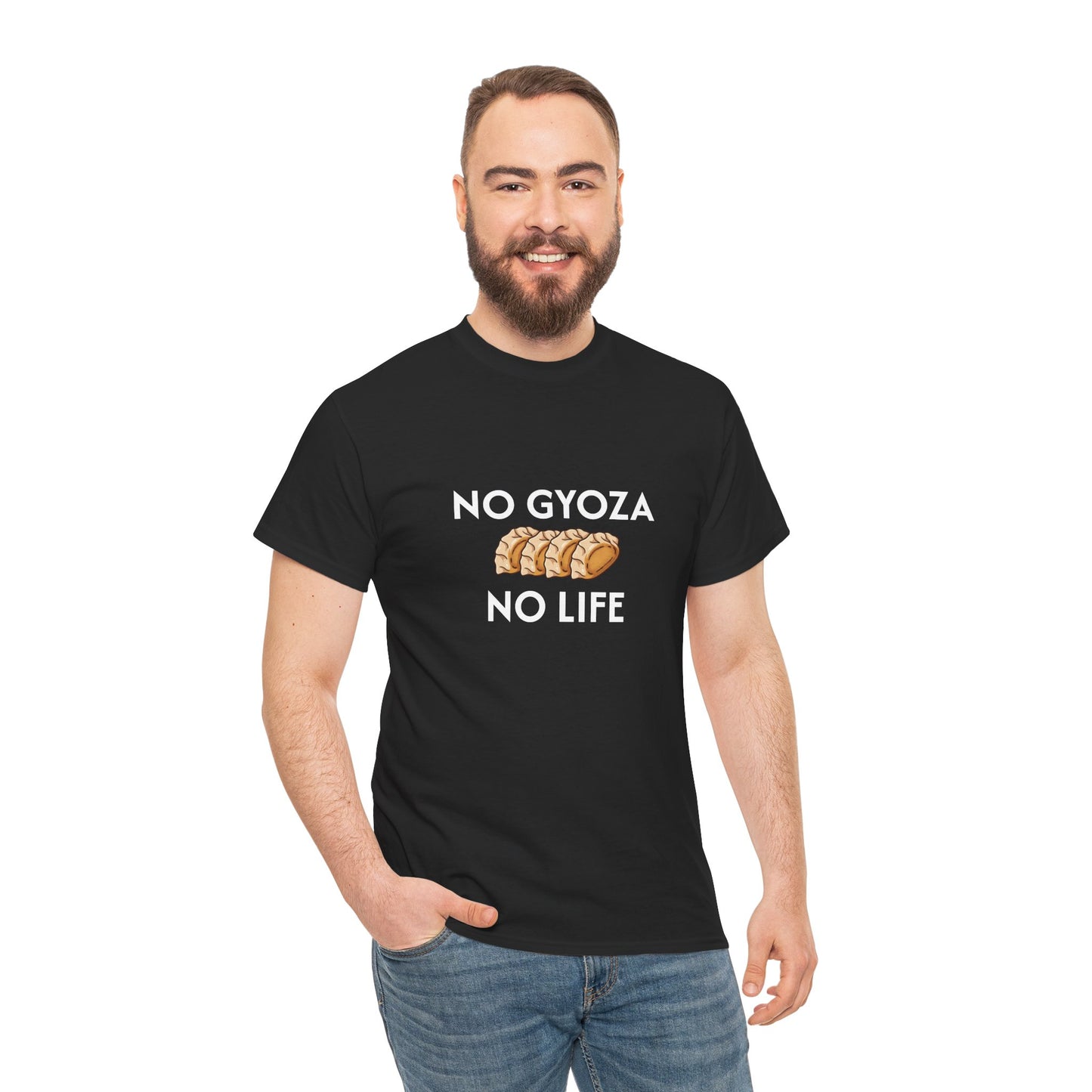 No Gyoza No Life dumplings tee | Funny food shirt