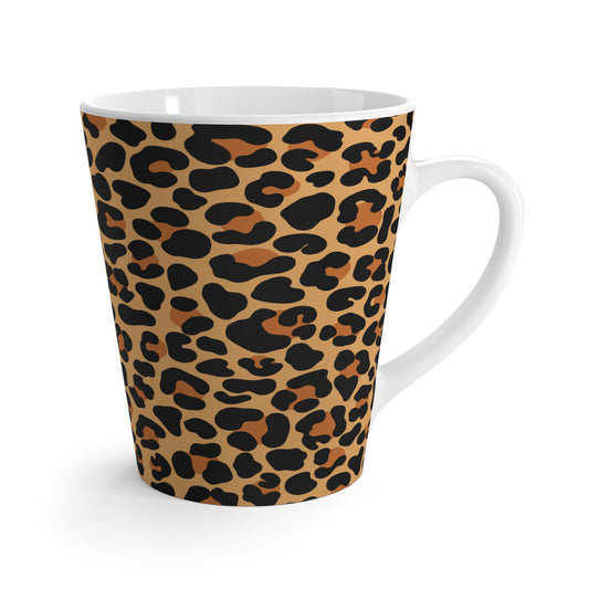 Leopard Print Latte Mug - Ideal for Coffee/Tea Lovers, by TokyoBill