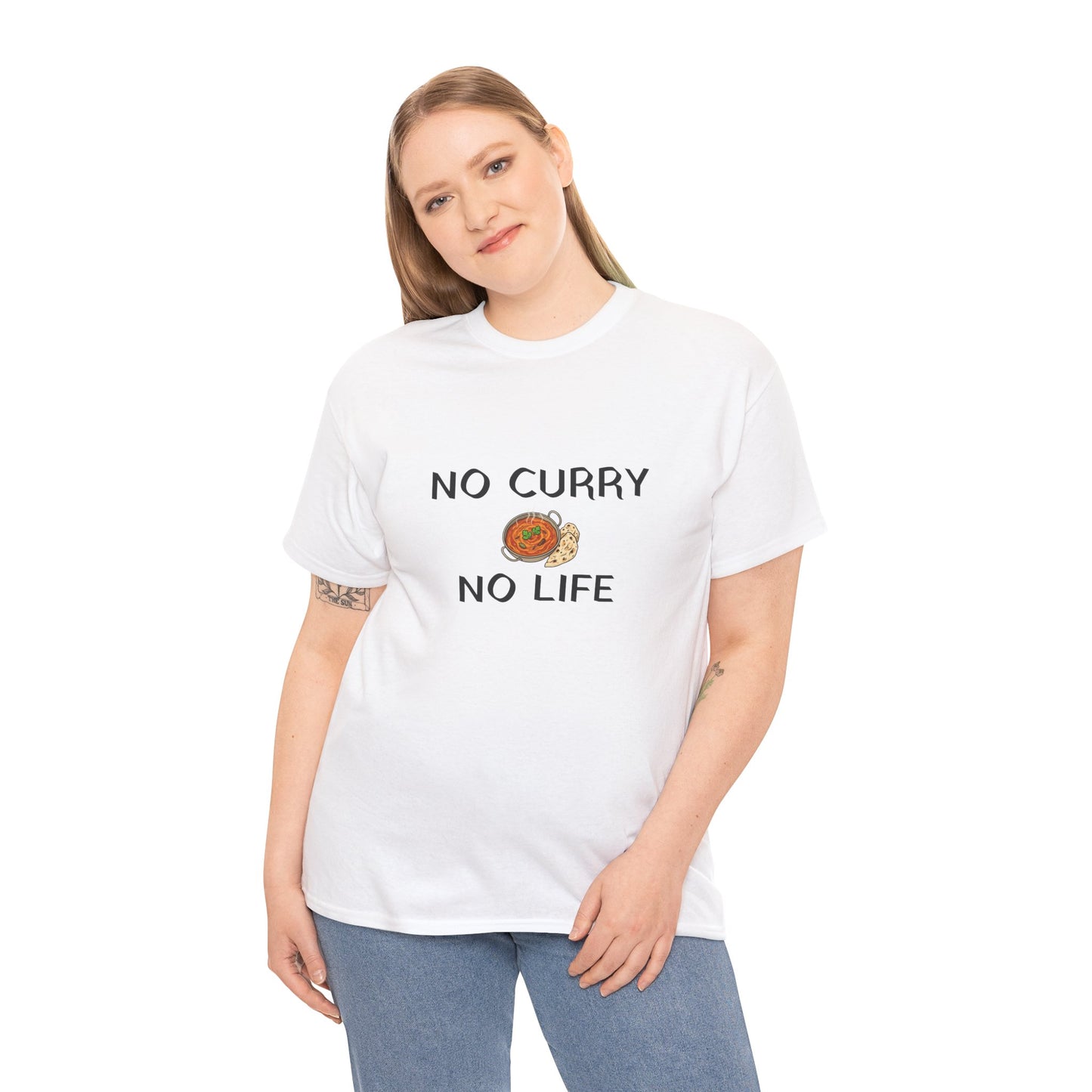 No Curry No Life tee | Funny food T-shirt