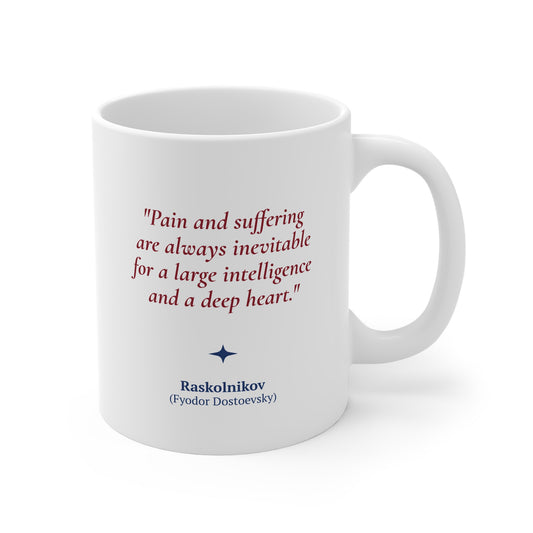 Fyodor Dostoevsky Quote Coffee Mug 11oz Ceramic Classic Literature Gift