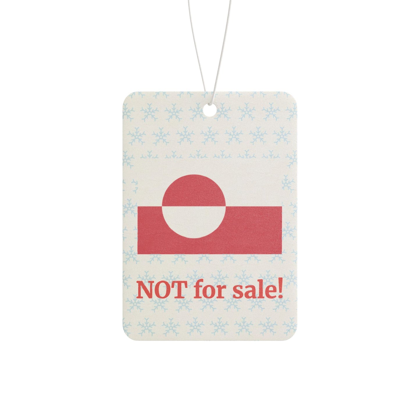 NOT for sale! - Original Greenland Flag Air Freshener, by TokyoBill