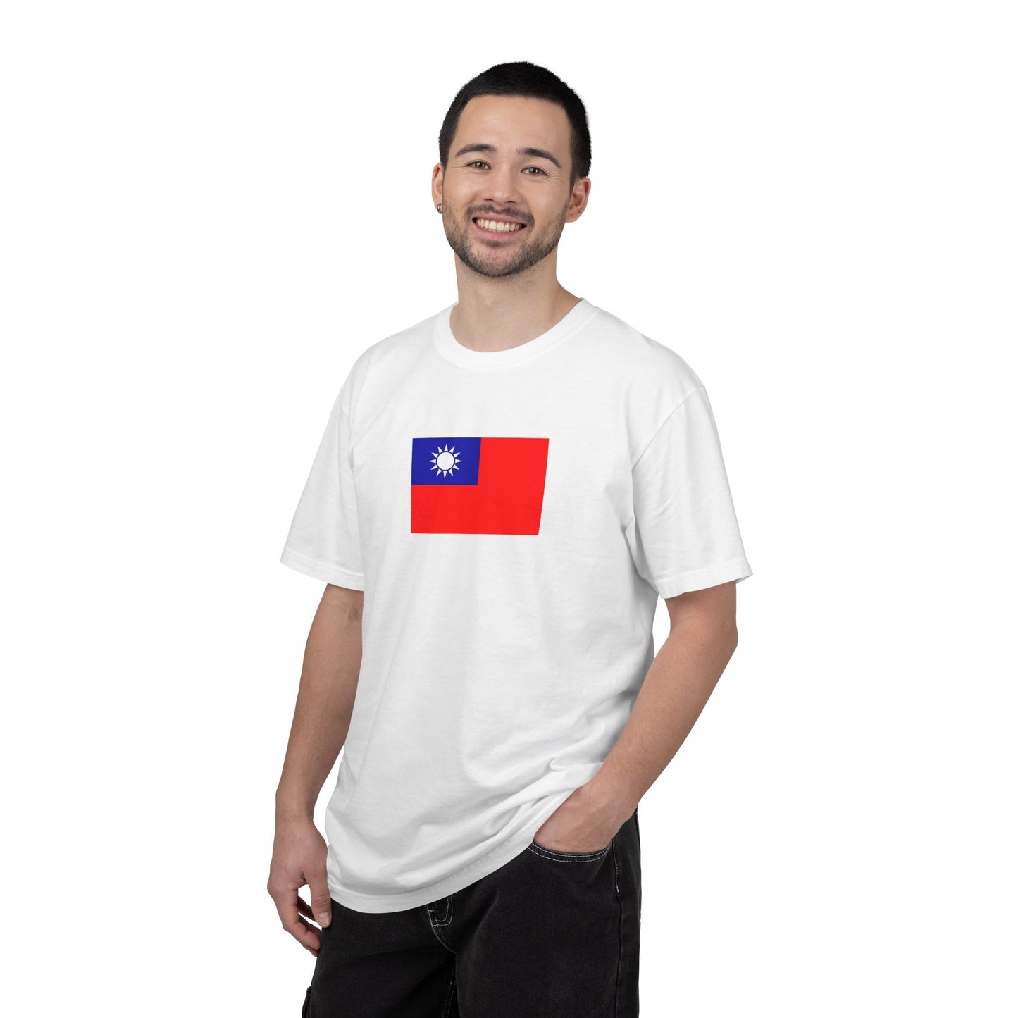 Taiwanese Flag, Unisex Garment-Dyed T-shirt, Taiwan Freedom Tee by TokyoBill