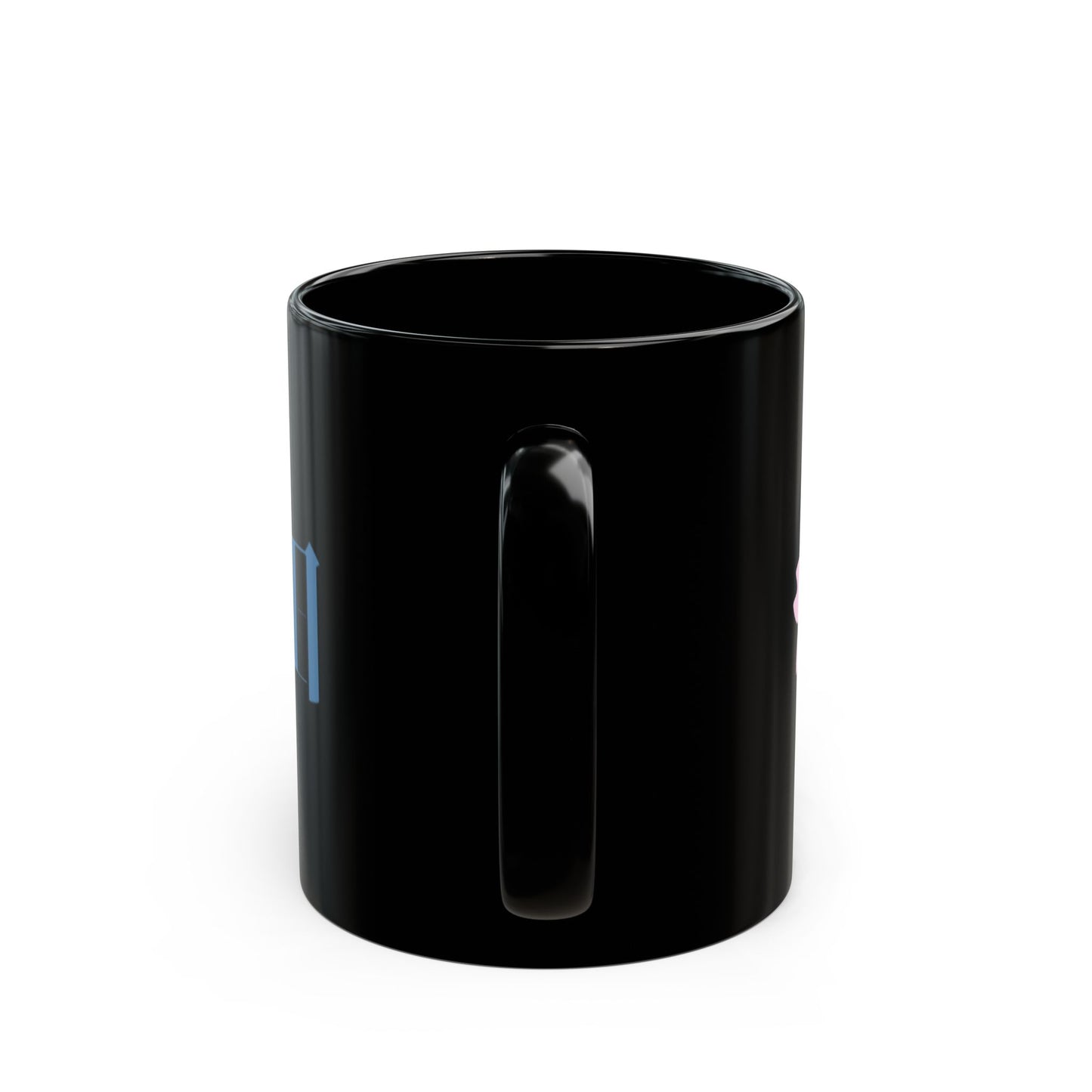 Japanese name 'Yamada' black coffee mug, by TokyoBill