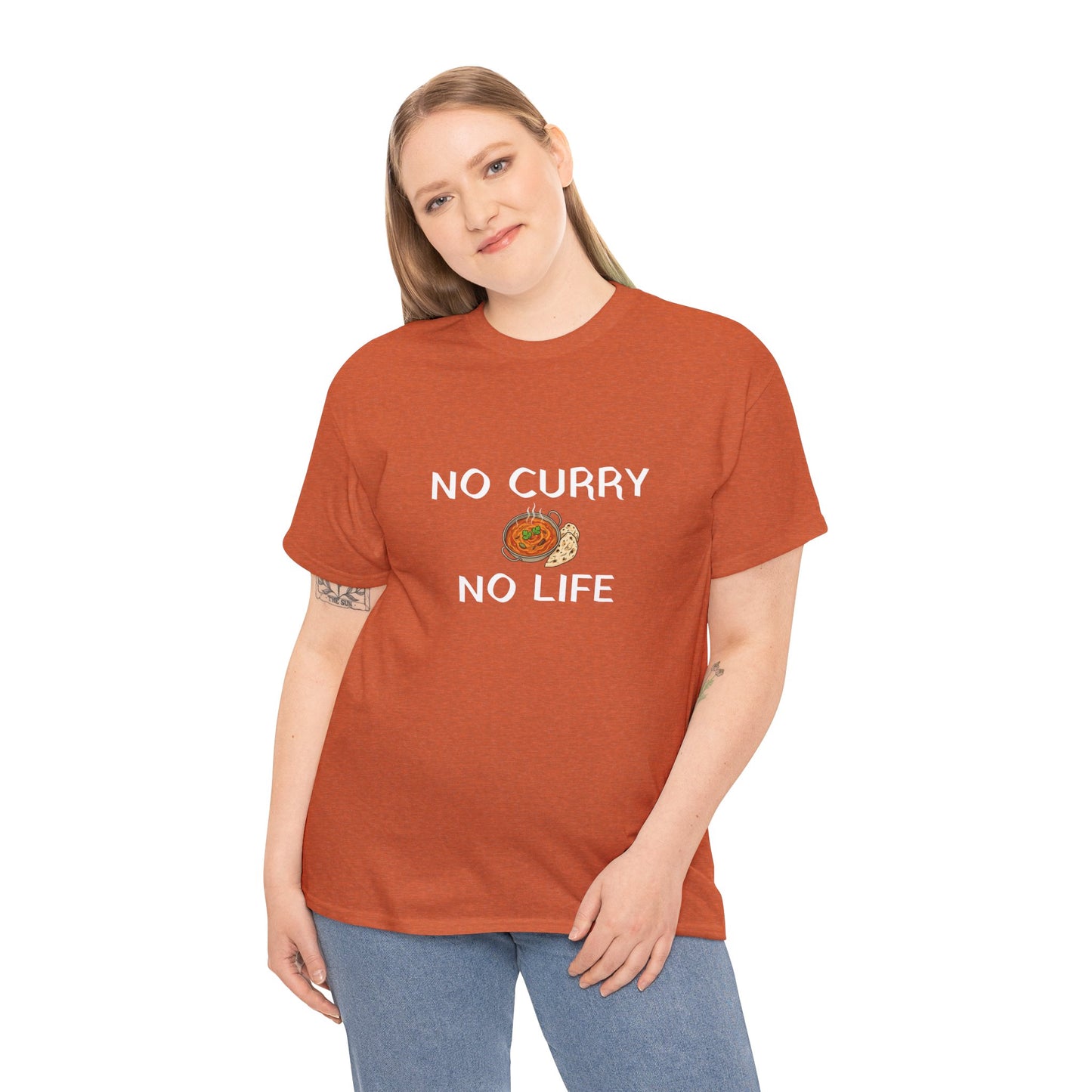 No Curry No Life tee | Funny food T-shirt
