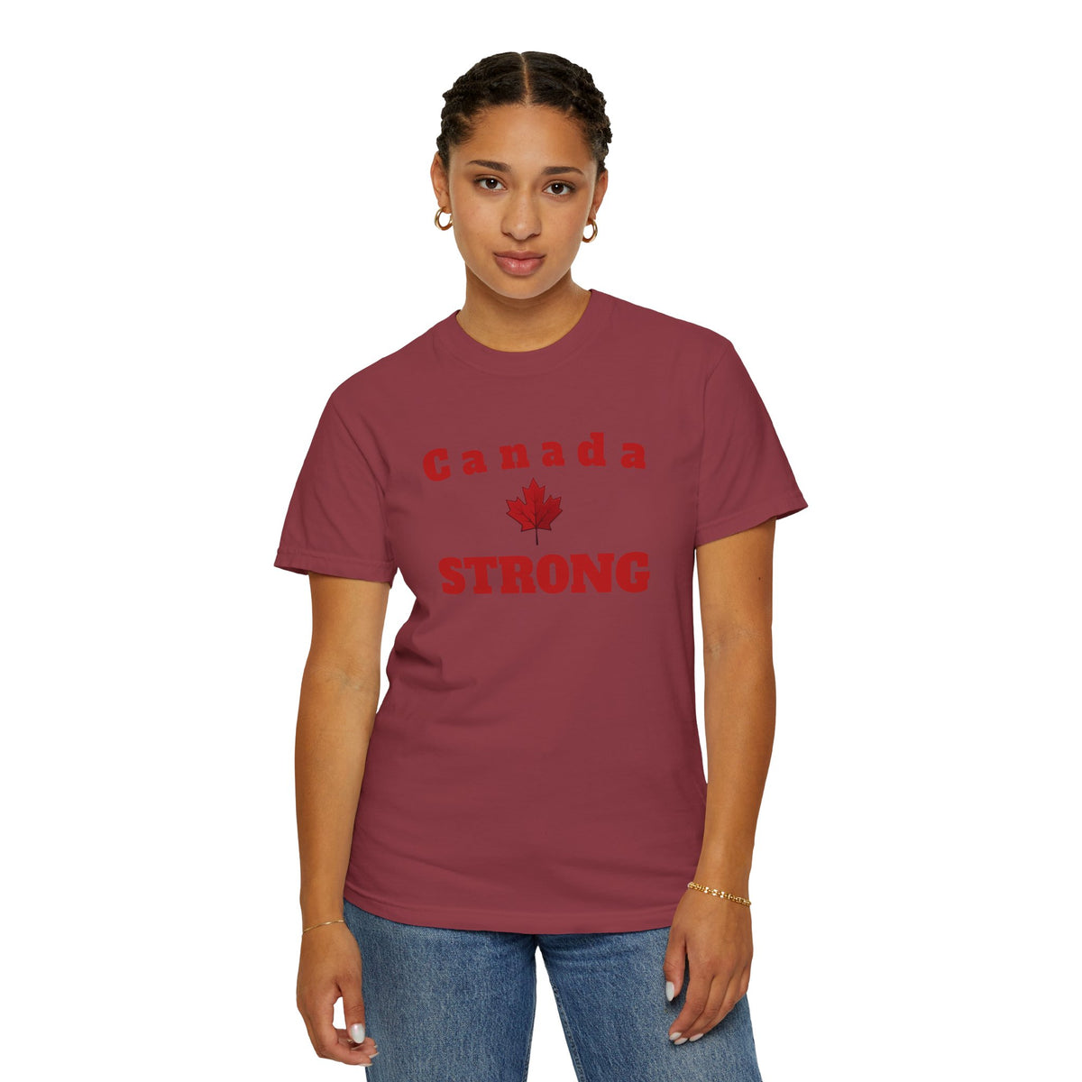 Canada STRONG, Unisex Garment-Dyed T-shirt, Freedom Tee by TokyoBill