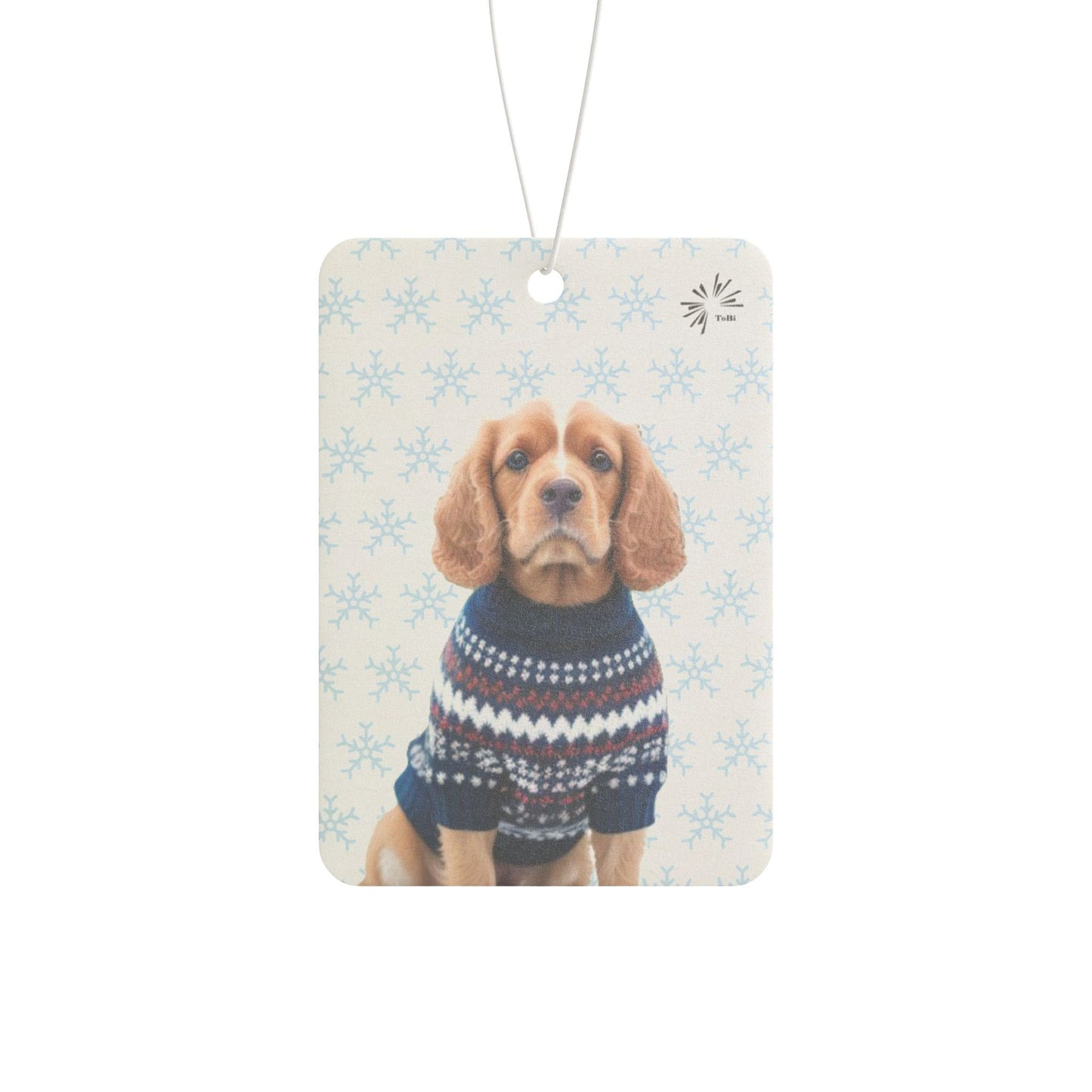 Sweater Dog Car Air Freshener | Cute Cocker Spaniel Car Décor by TokyoBill