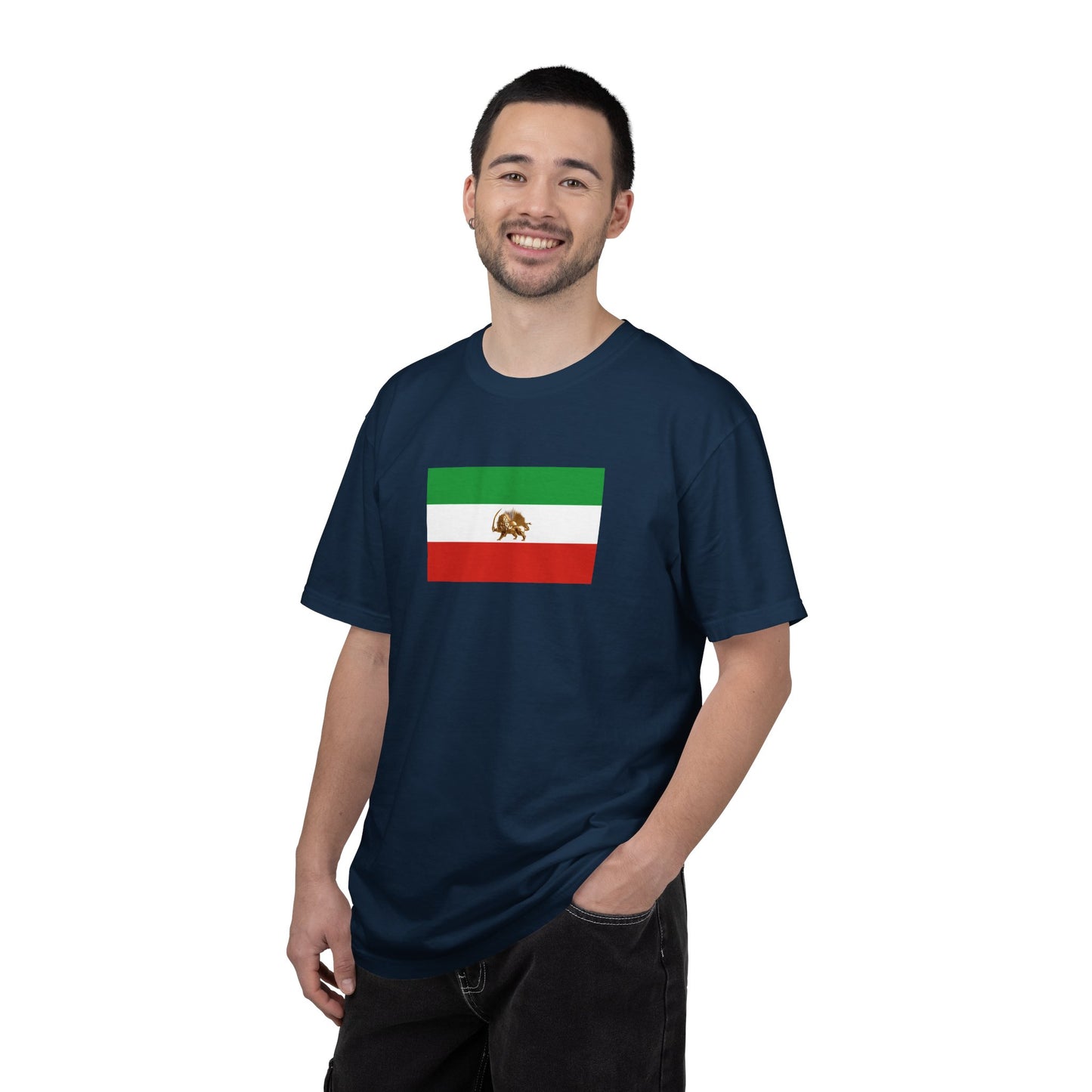 Lion & Sun Iranian Flag, Unisex Garment-Dyed T-shirt, Freedom Tee by TokyoBill