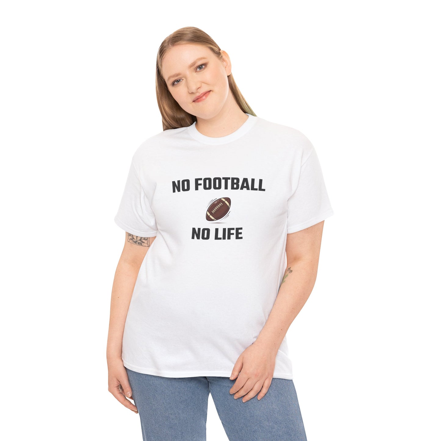 No Football No Life tee | Funny sports T-shirt