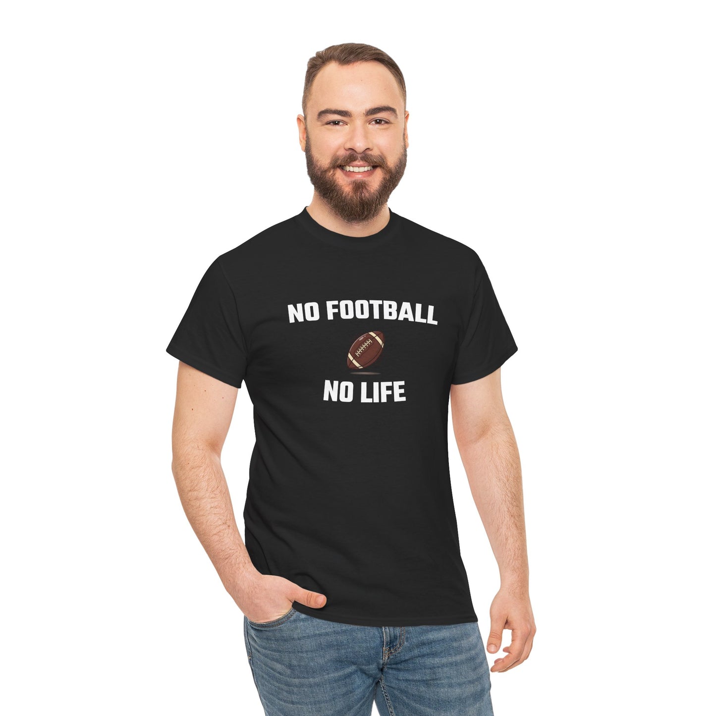 No Football No Life tee | Funny sports T-shirt