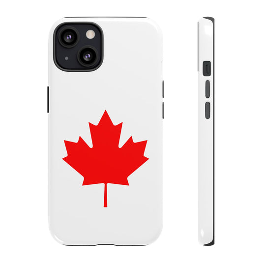 Canadian Maple Leaf iPhone Case (Tough Case model series 13) by TokyoBill