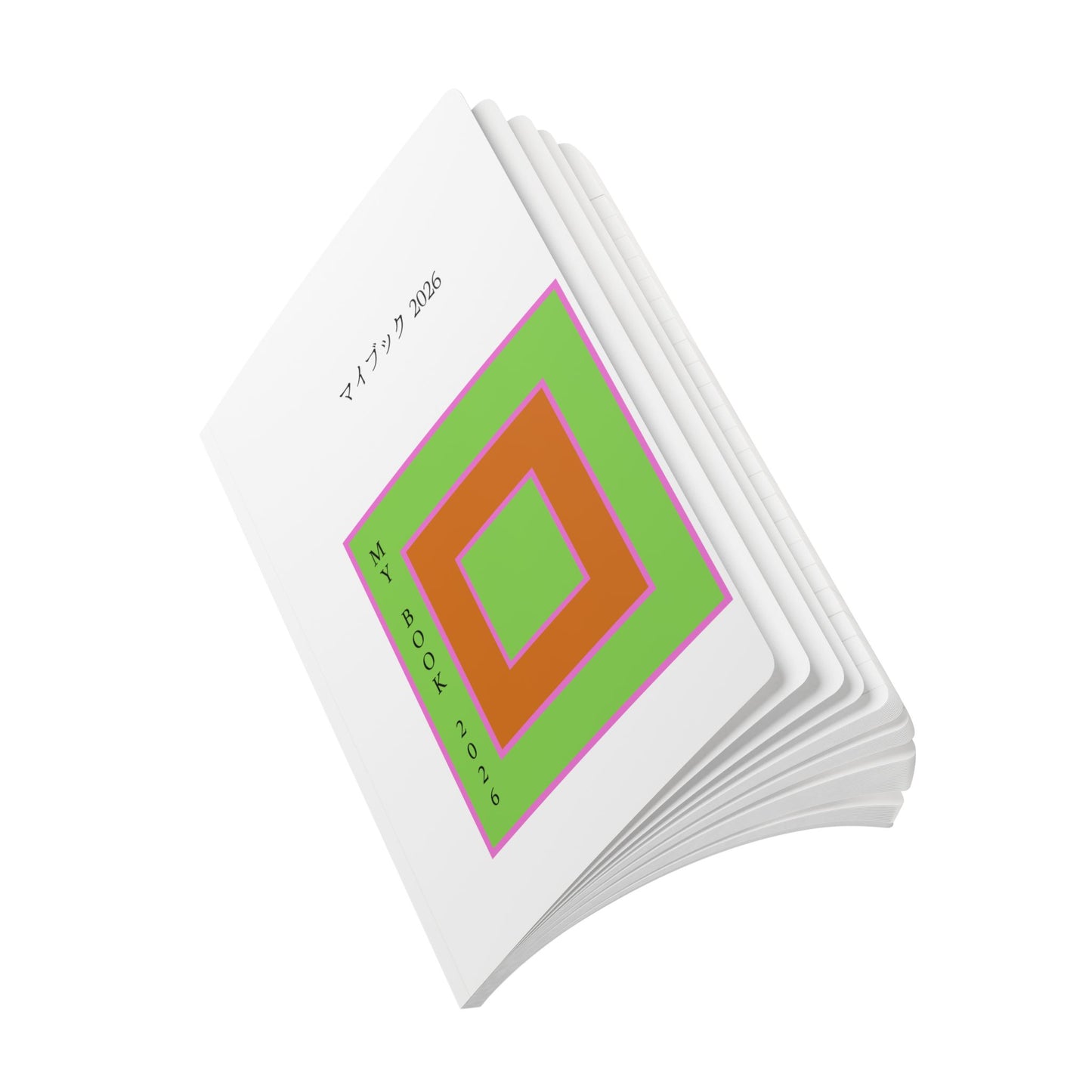 Softcover Journal — Minimal Japanese-Inspired 2026 Planner (“My Book 2026” / 桜 Kumōji)