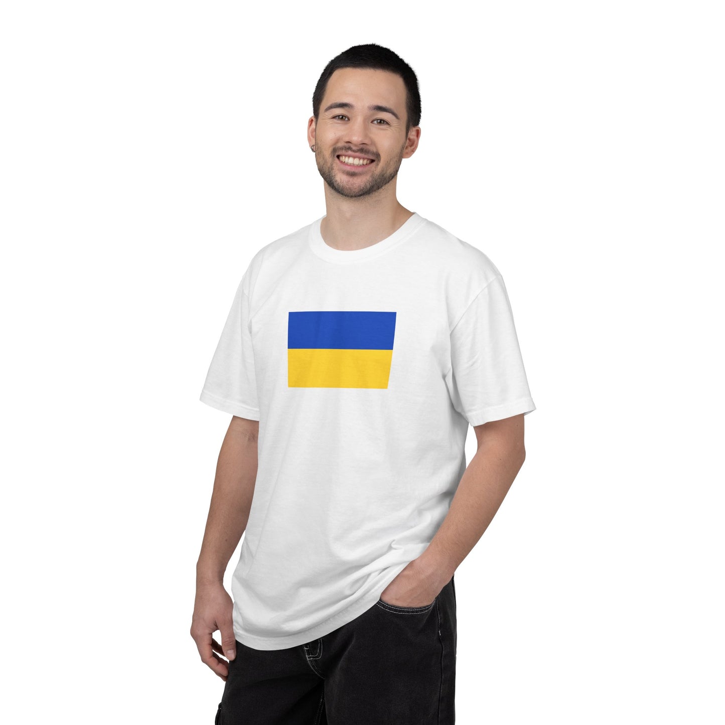 Ukraine Flag, Unisex Garment-Dyed T-shirt, Freedom Tee by TokyoBill