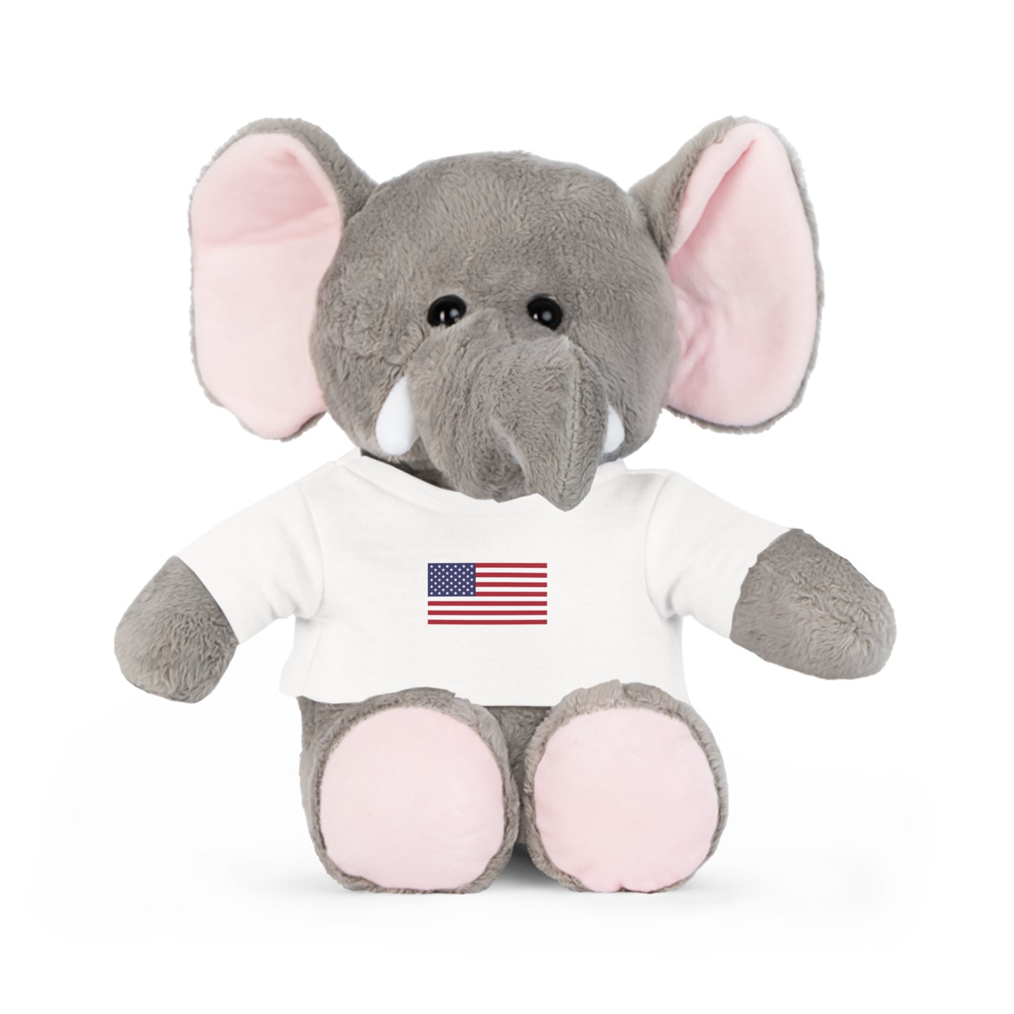 Plush Toy Animal w/USA Flag Tee, by TokyoBill