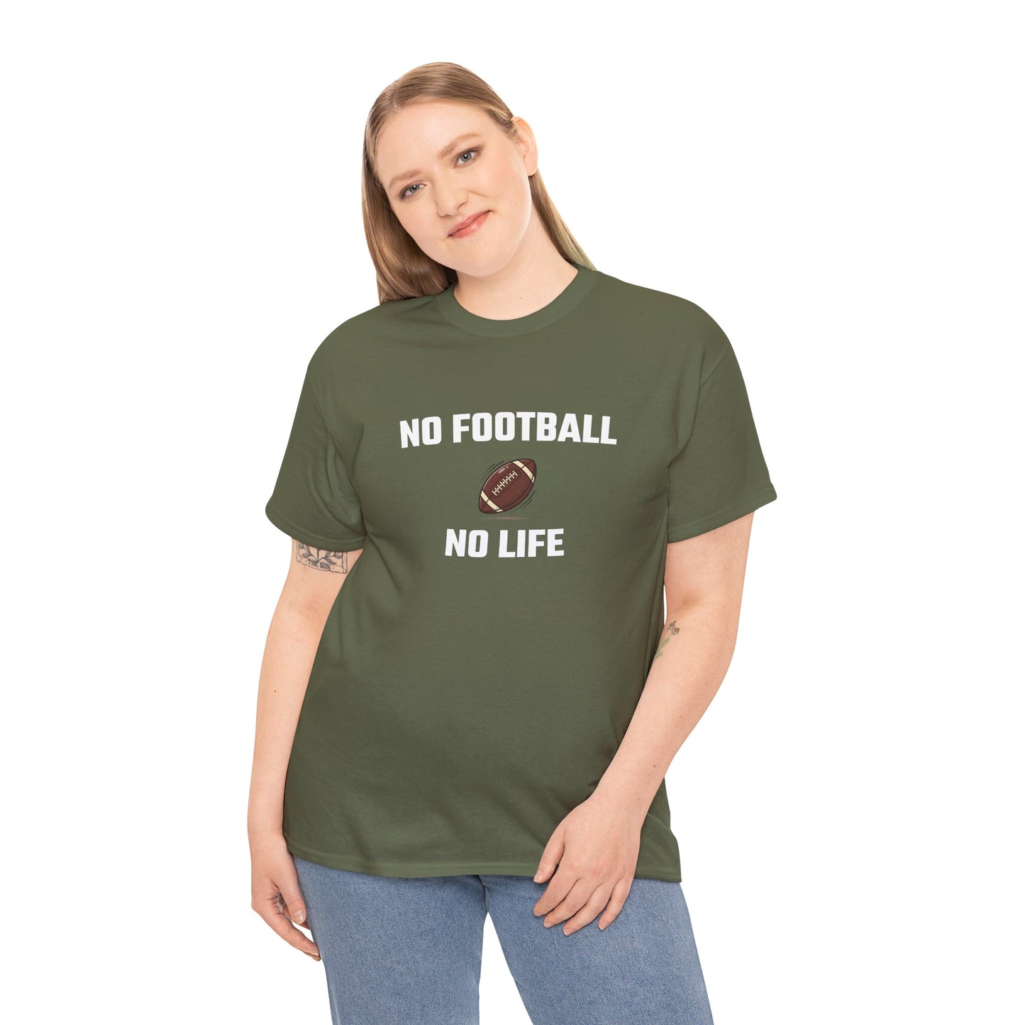 No Football No Life tee | Funny sports T-shirt