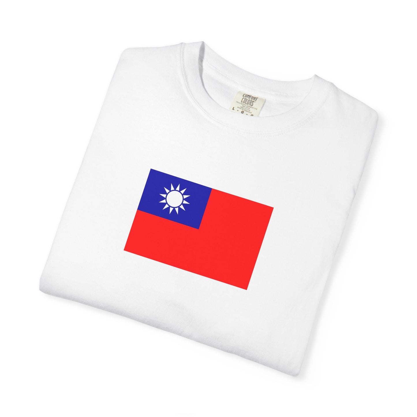 Taiwanese Flag, Unisex Garment-Dyed T-shirt, Taiwan Freedom Tee by TokyoBill