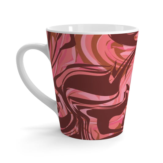 Swirly Print Latte Mug - Ideal for Coffee/Tea Lovers, by TokyoBill