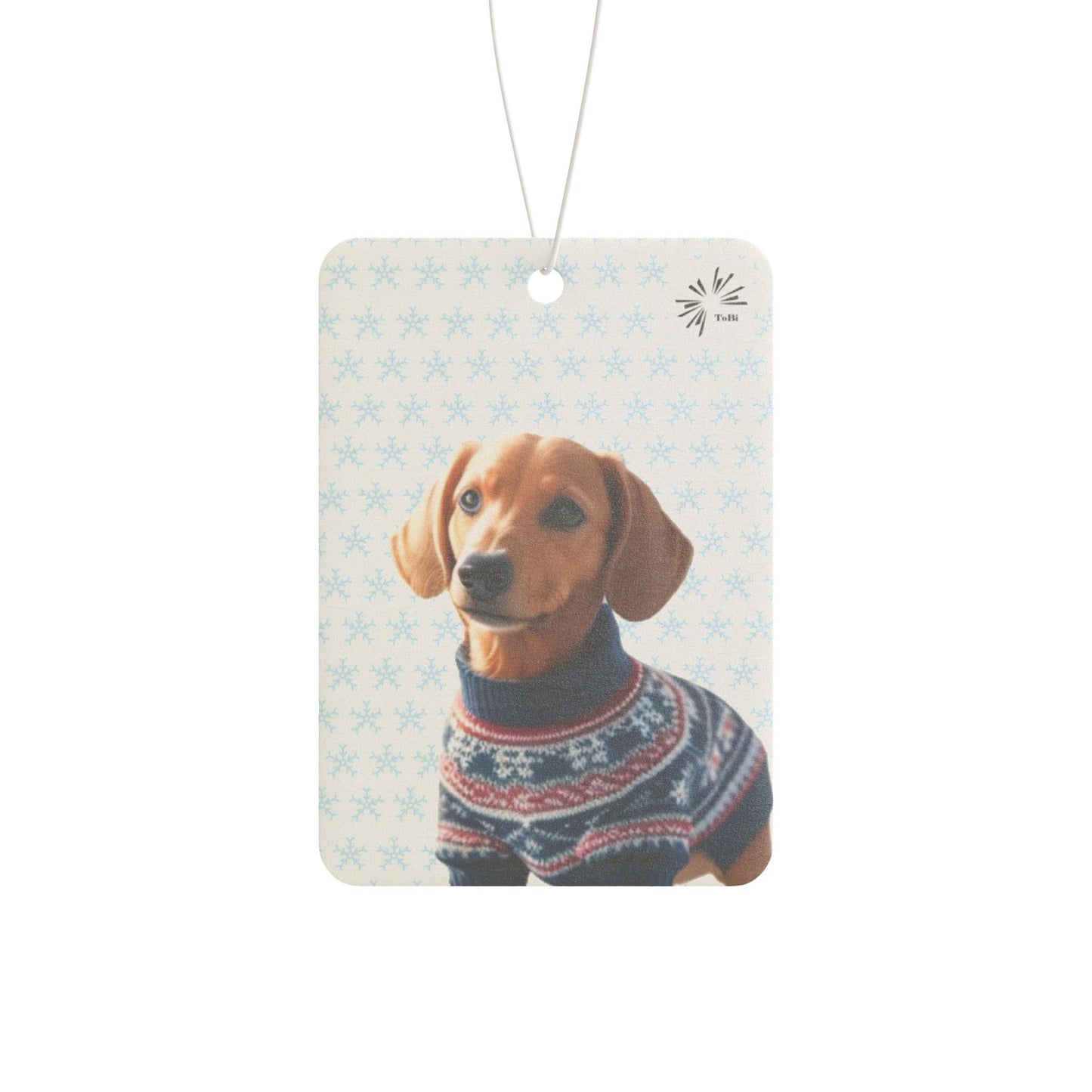 Sweater Dog Car Air Freshener, Cute Dachshund Car Fragrance, by TokyoBill
