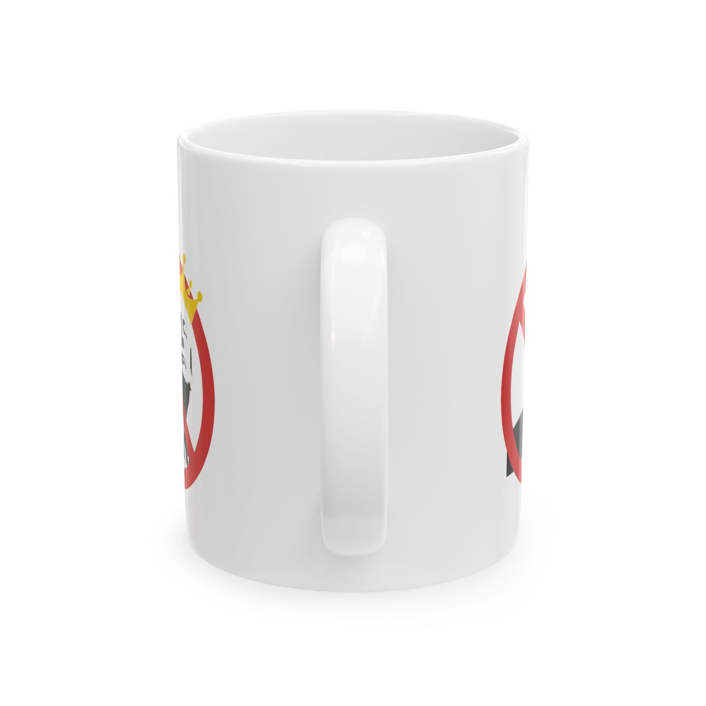 No Kings Ceramic Mug – Anti-Trump Political Coffee Cup | Democracy Gift | 11oz | Free Speech