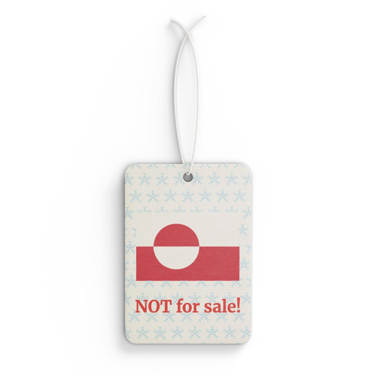 NOT for sale! - Original Greenland Flag Air Freshener, by TokyoBill
