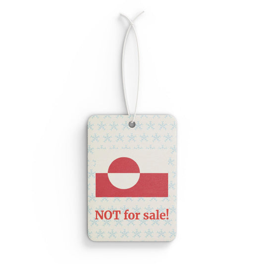 NOT for sale! - Original Greenland Flag Air Freshener, by TokyoBill