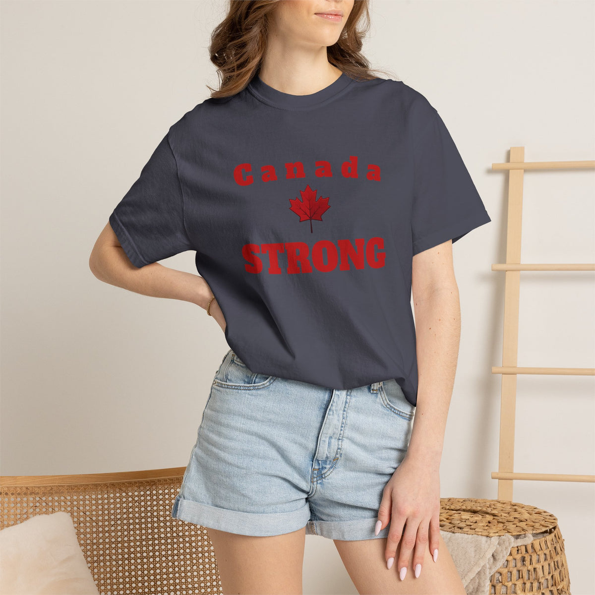 Canada STRONG, Unisex Garment-Dyed T-shirt, Freedom Tee by TokyoBill