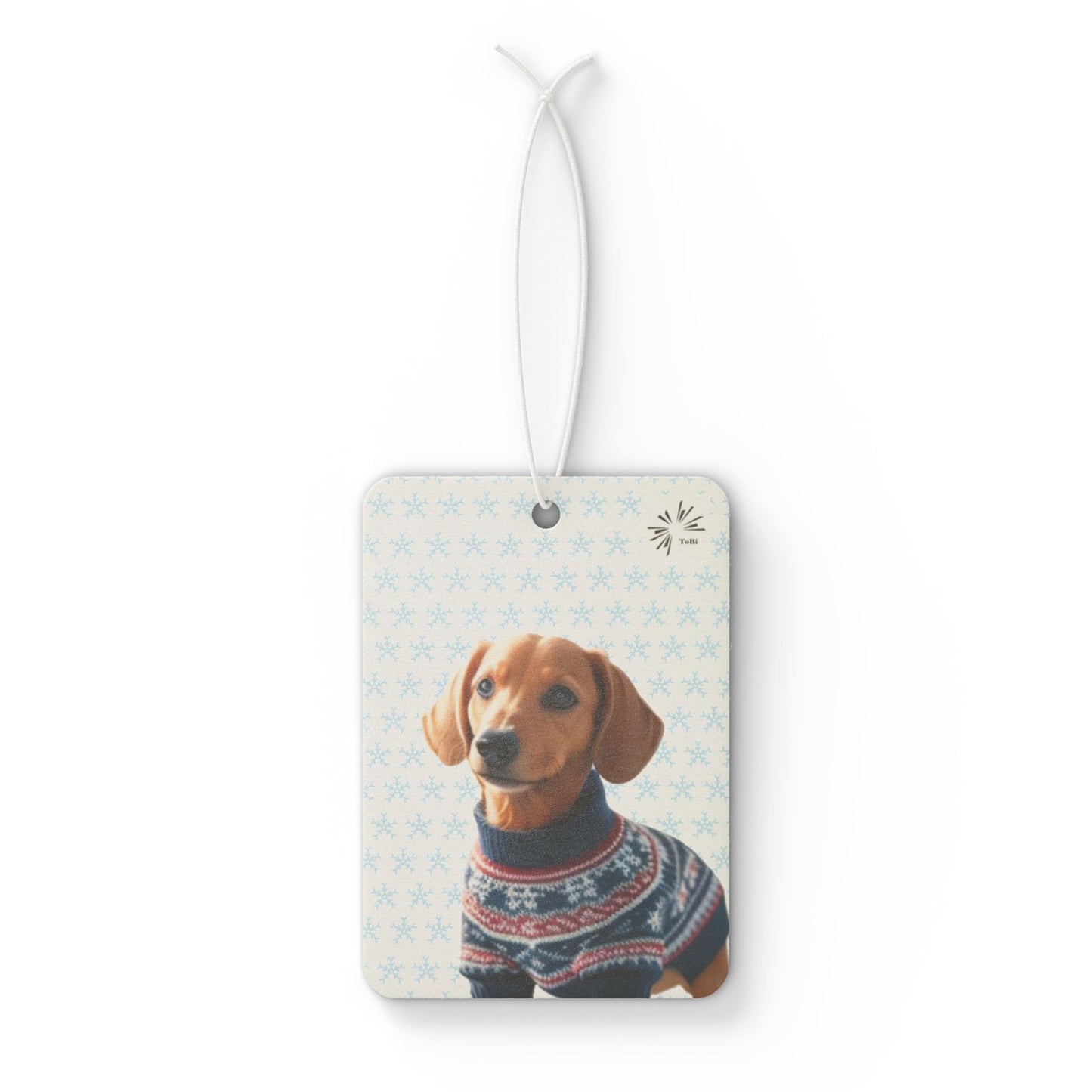 Sweater Dog Car Air Freshener, Cute Dachshund Car Fragrance, by TokyoBill