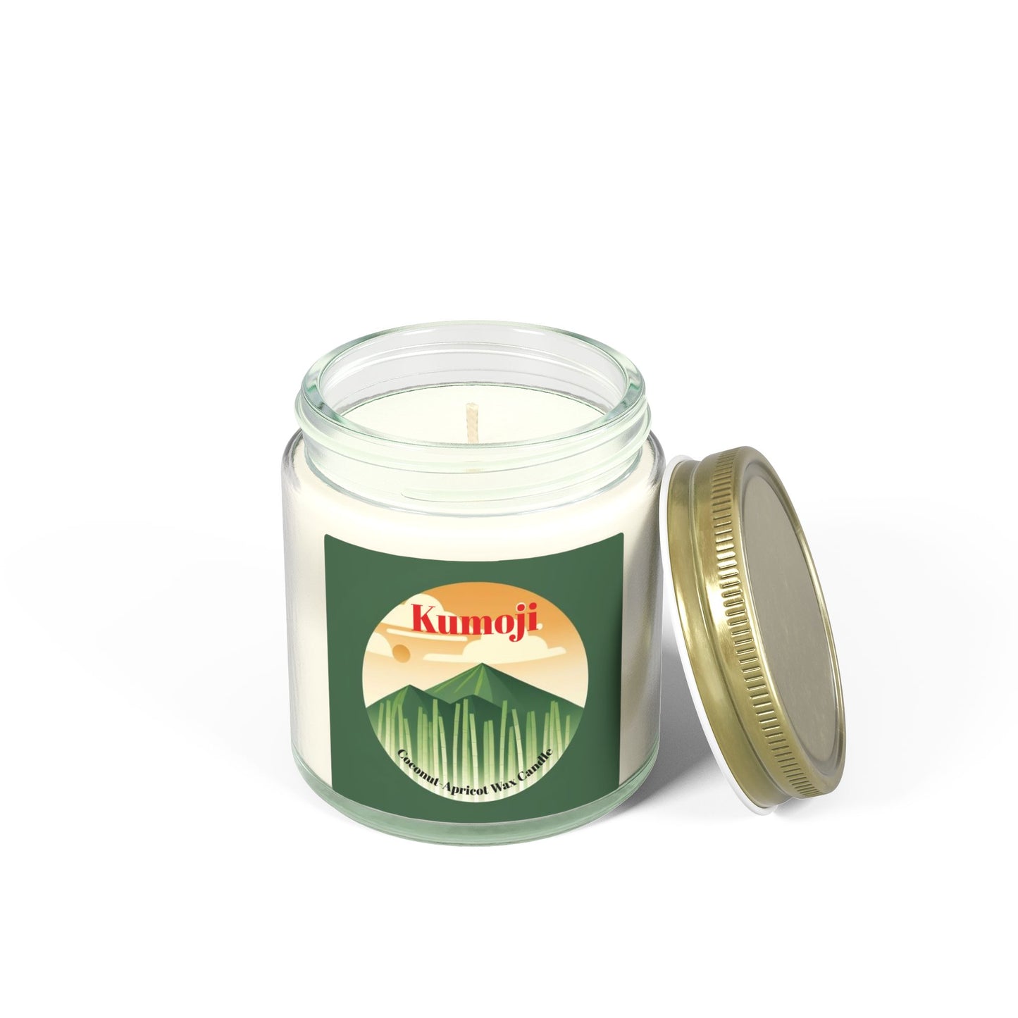Kumoji Scented/Unscented Candles | Coconut Apricot Wax | Hand-Poured USA | 4oz