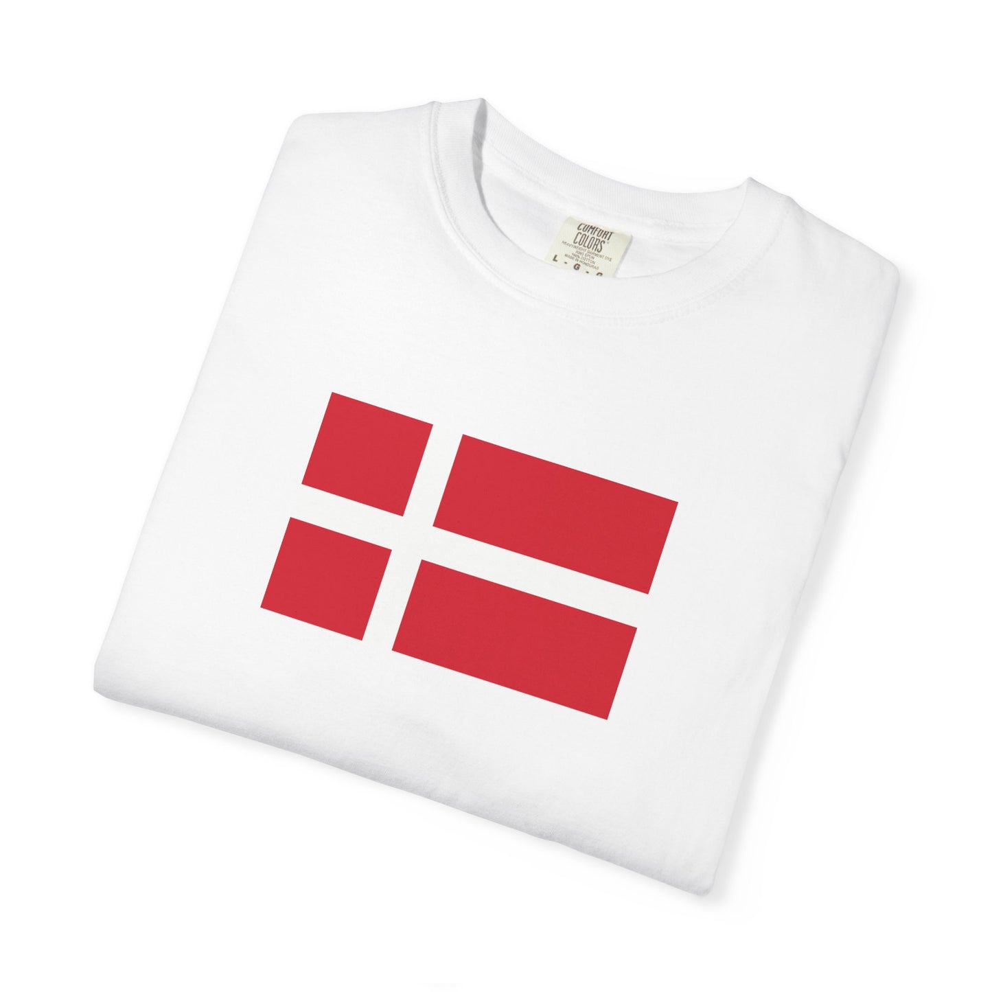 Denmark's Flag, Unisex Garment-Dyed T-shirt, Freedom Tee by TokyoBill