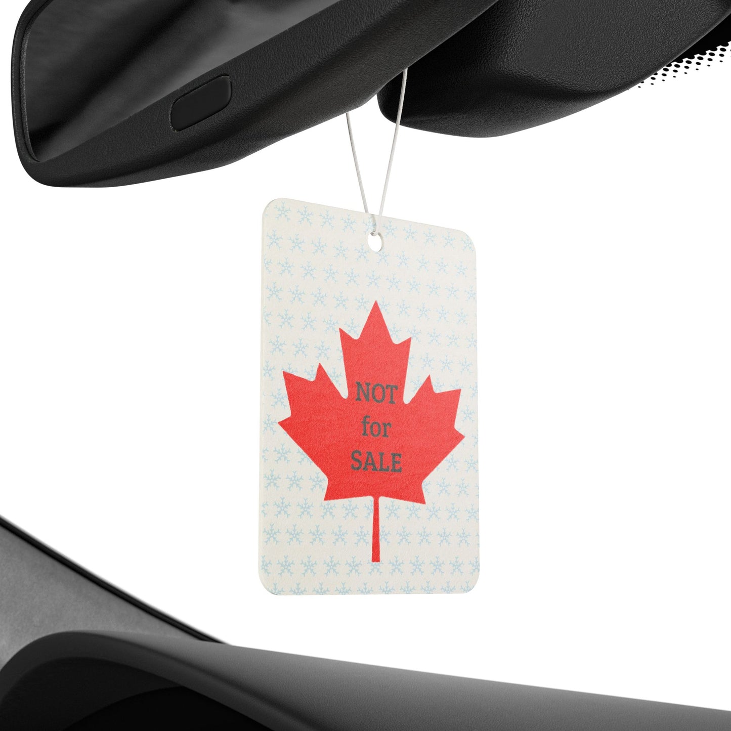Canada is Not a country for sale -- Original car air freshener by TokyoBill