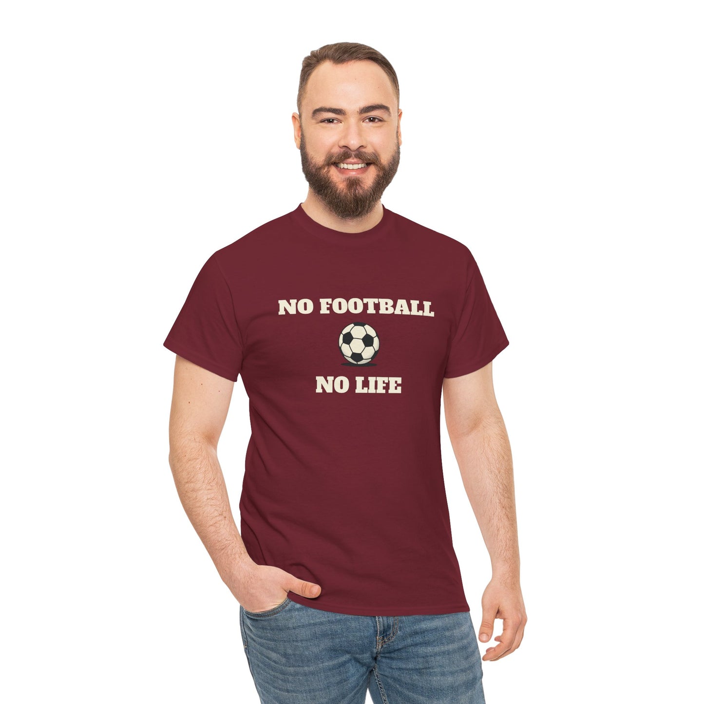 No Football No Life tee | Funny sports T-shirt