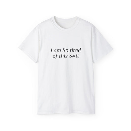 Funny Quote Unisex Tee, Sarcastic Gift Top, Humorous Cotton TShirt by TokyoBill