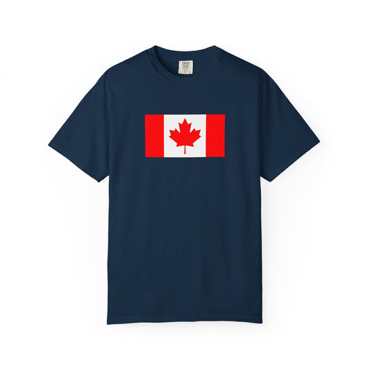 Canada Flag, Unisex Garment-Dyed T-shirt, Freedom Tee by TokyoBill