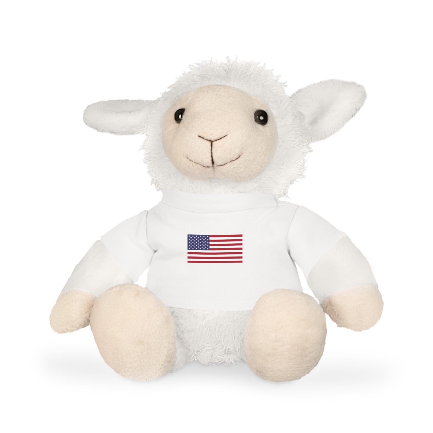 Plush Toy Animal w/USA Flag Tee, by TokyoBill