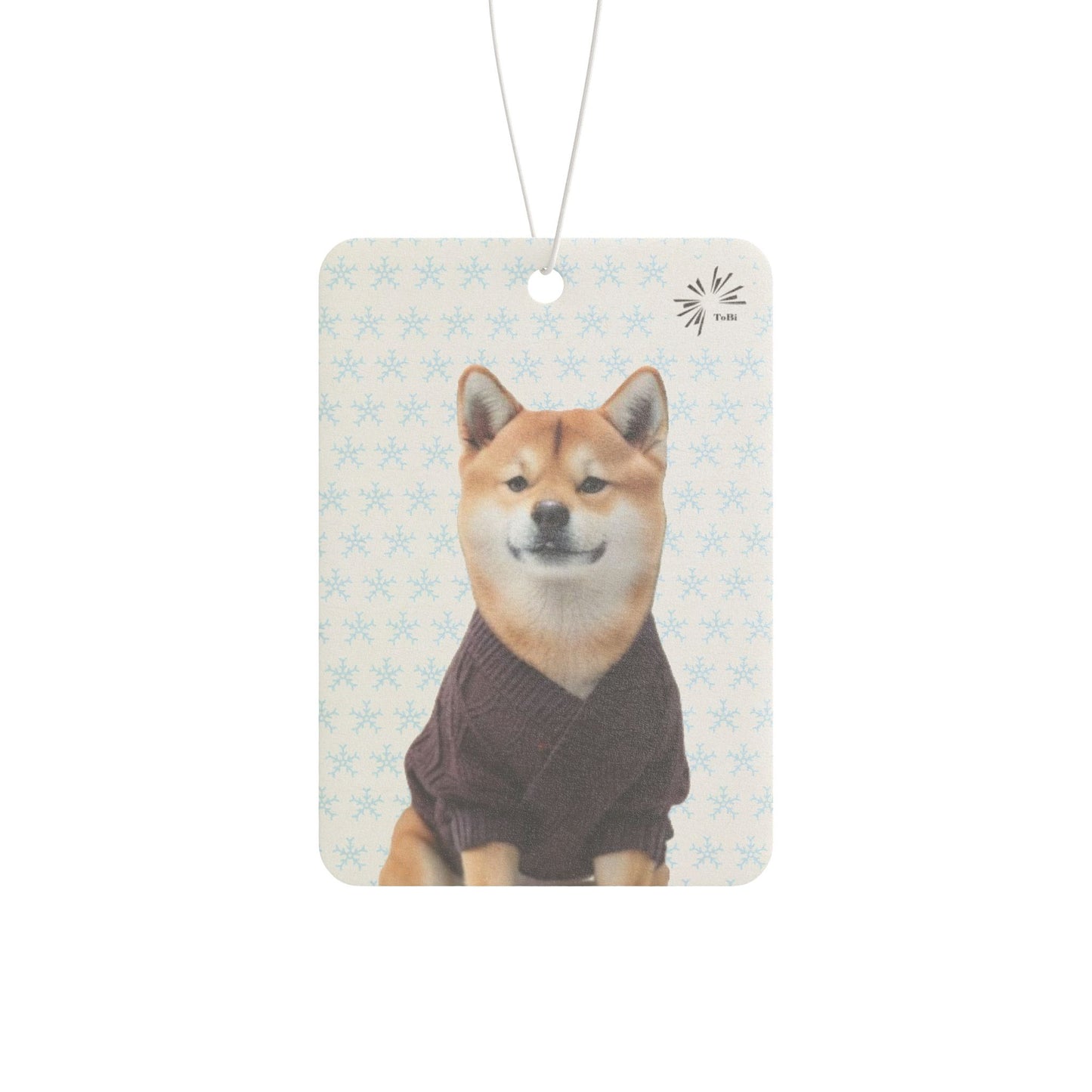 Sweater Dog Car Air Freshener, Cute Shiba Inu Fragrance, by TokyoBill
