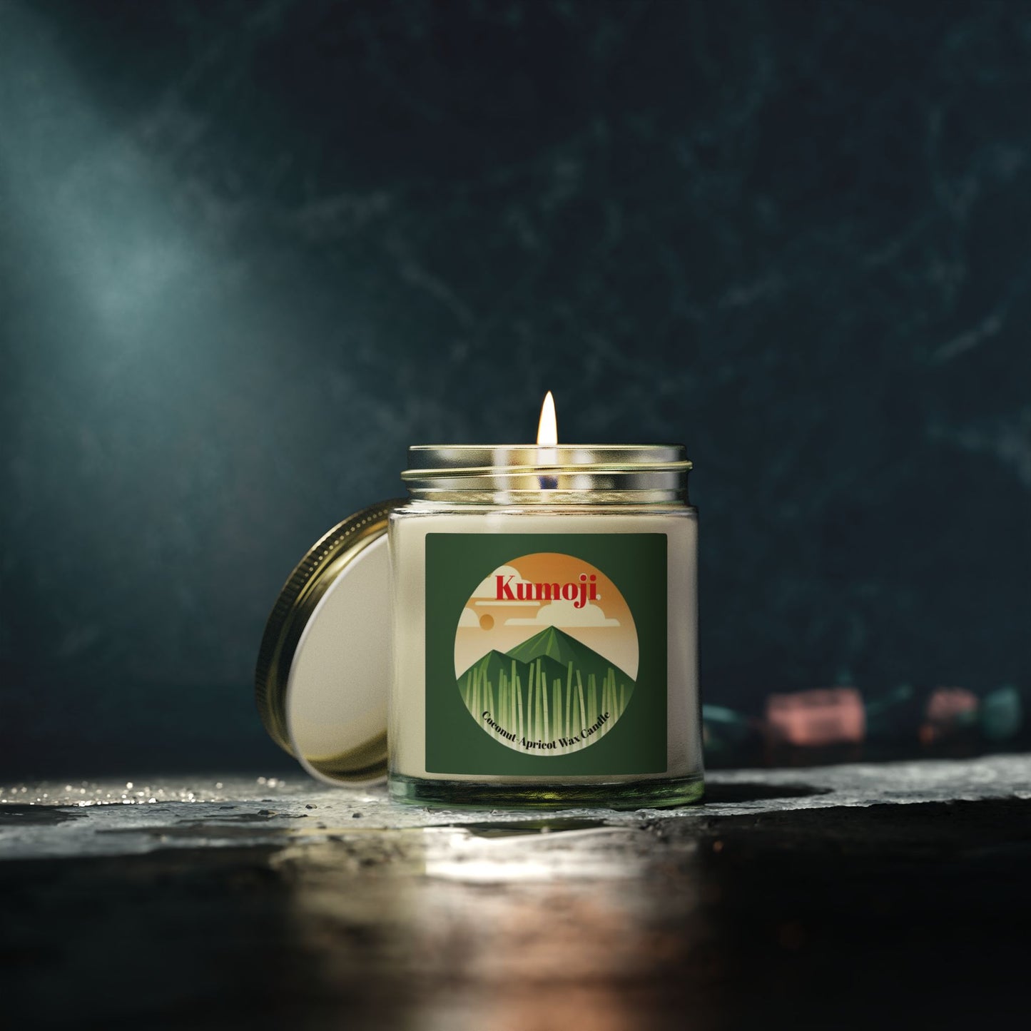 Kumoji Scented/Unscented Candles | Coconut Apricot Wax | Hand-Poured USA | 4oz