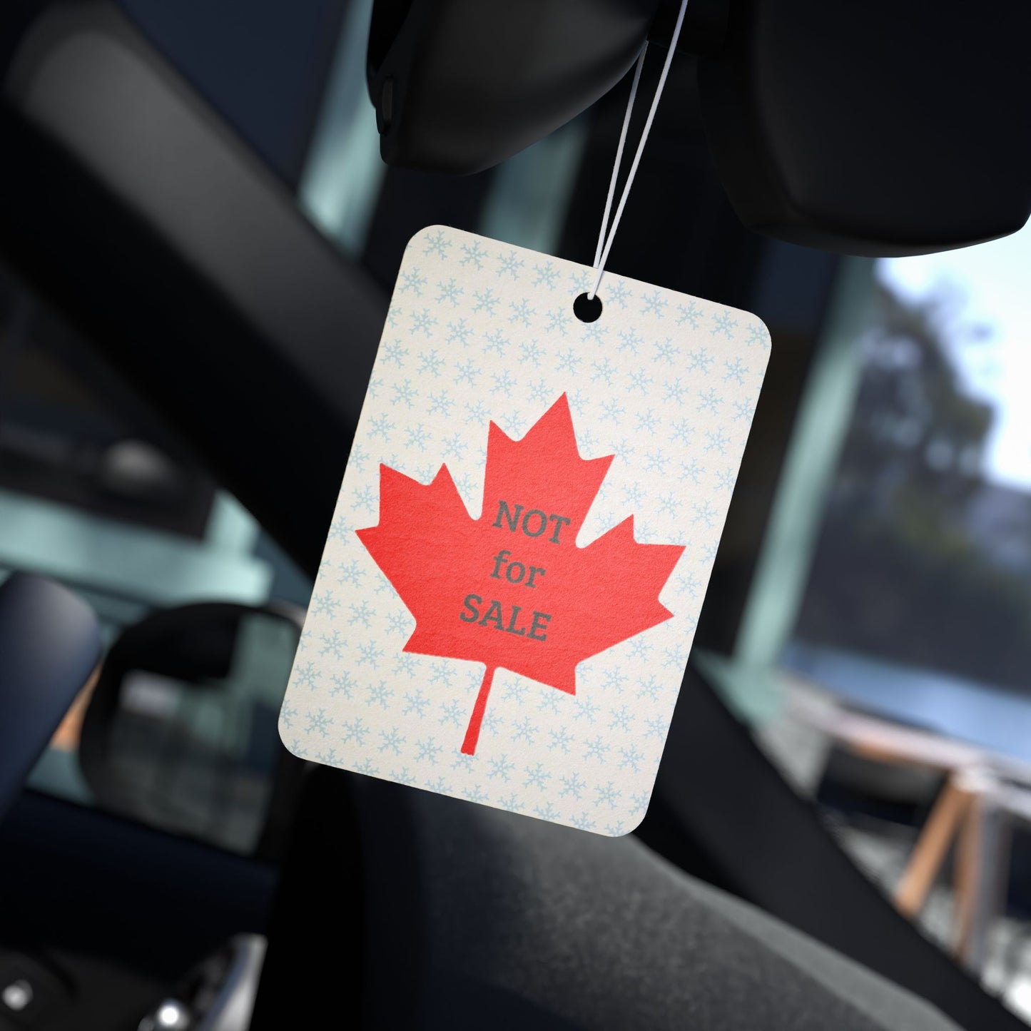 Canada is Not a country for sale -- Original car air freshener by TokyoBill