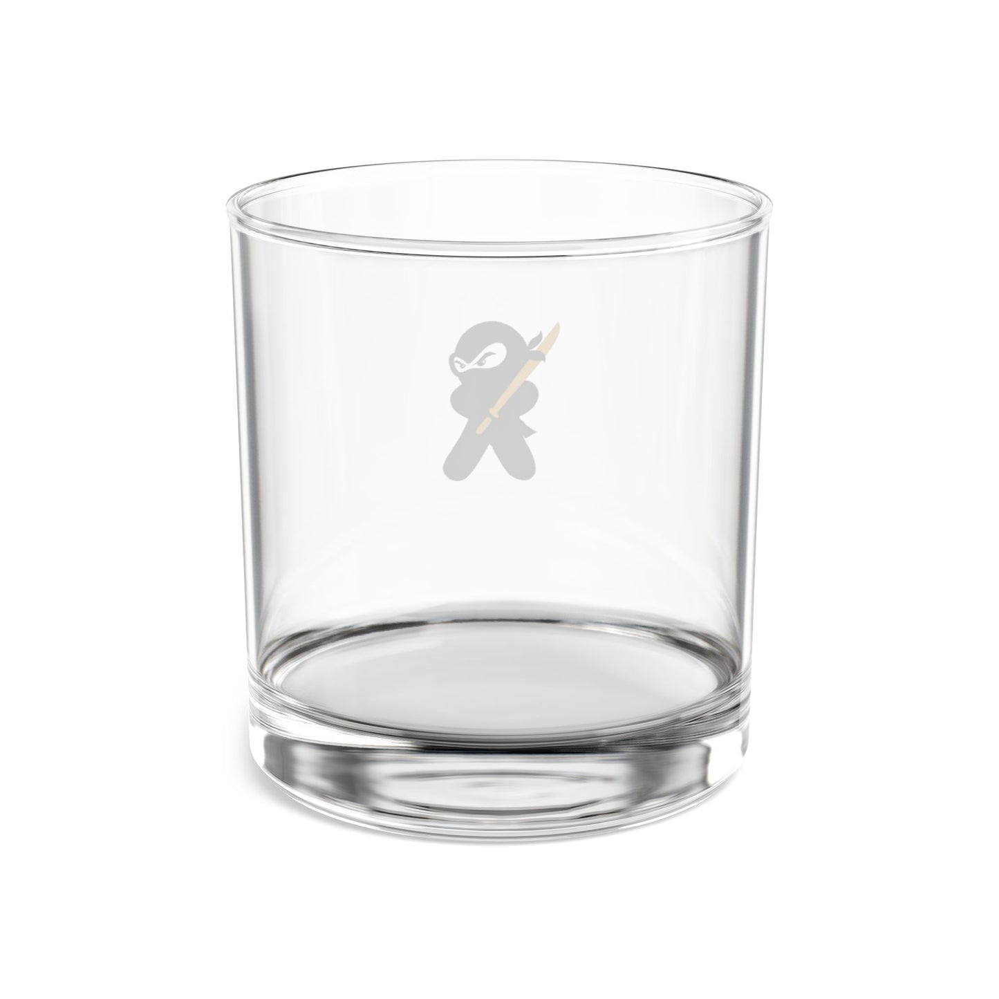 Ninja Rocks Glass 10oz – Japan-Inspired Barware | Whisky Glass | Japanese Culture Gift | Cocktail Glass
