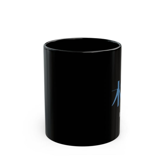 Japanese name 'Kimura' black coffee mug, by TokyoBill