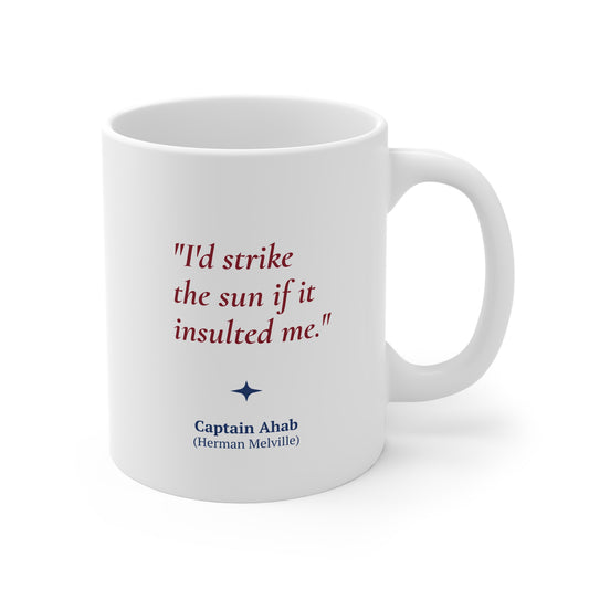 Herman Melville Quote Coffee Mug 11oz Ceramic Classic Literature Gift