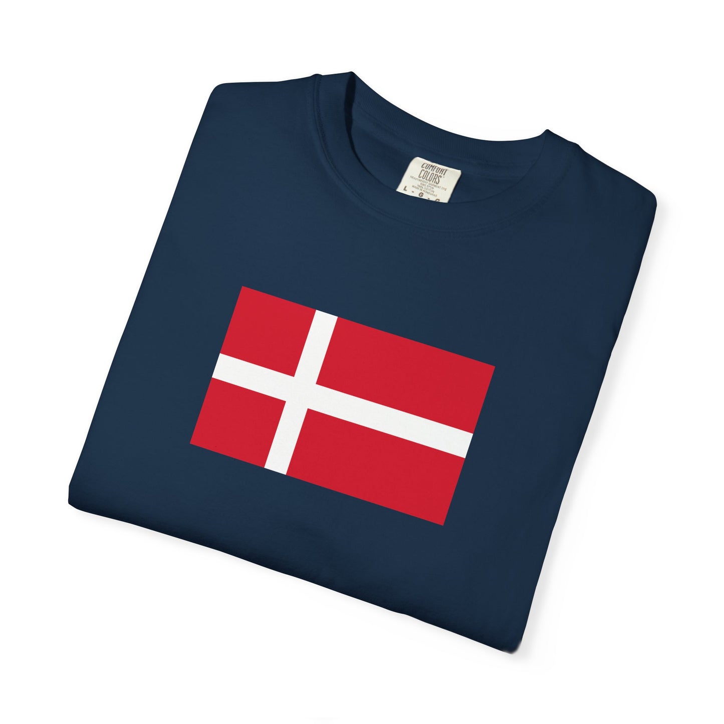 Denmark's Flag, Unisex Garment-Dyed T-shirt, Freedom Tee by TokyoBill