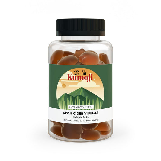 Kumoji Apple Cider Vinegar Gummies – ACV with Pomegranate & Beet Juice | 60 Gummies | Vegan | Non-GMO | GMP Certified