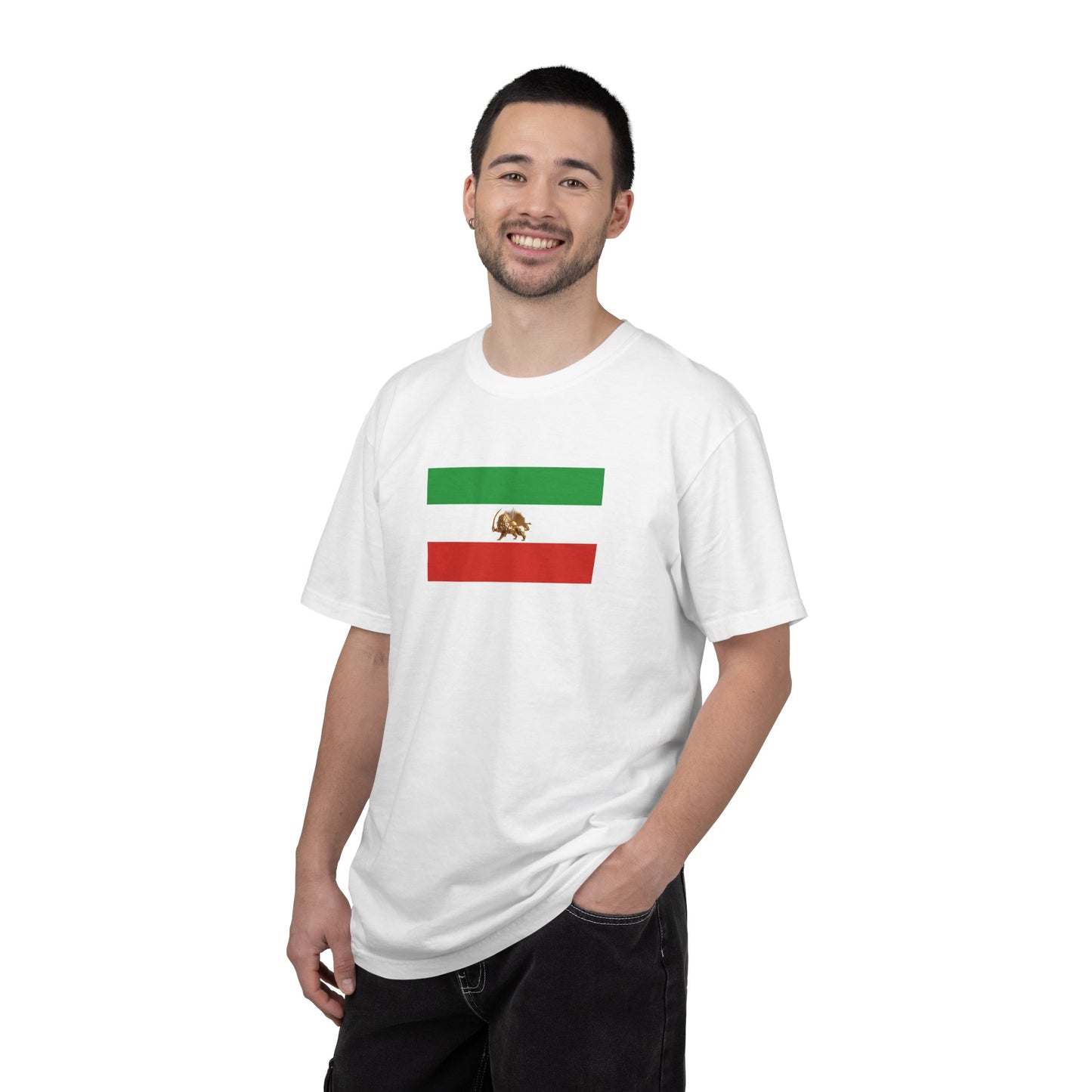 Lion & Sun Iranian Flag, Unisex Garment-Dyed T-shirt, Freedom Tee by TokyoBill