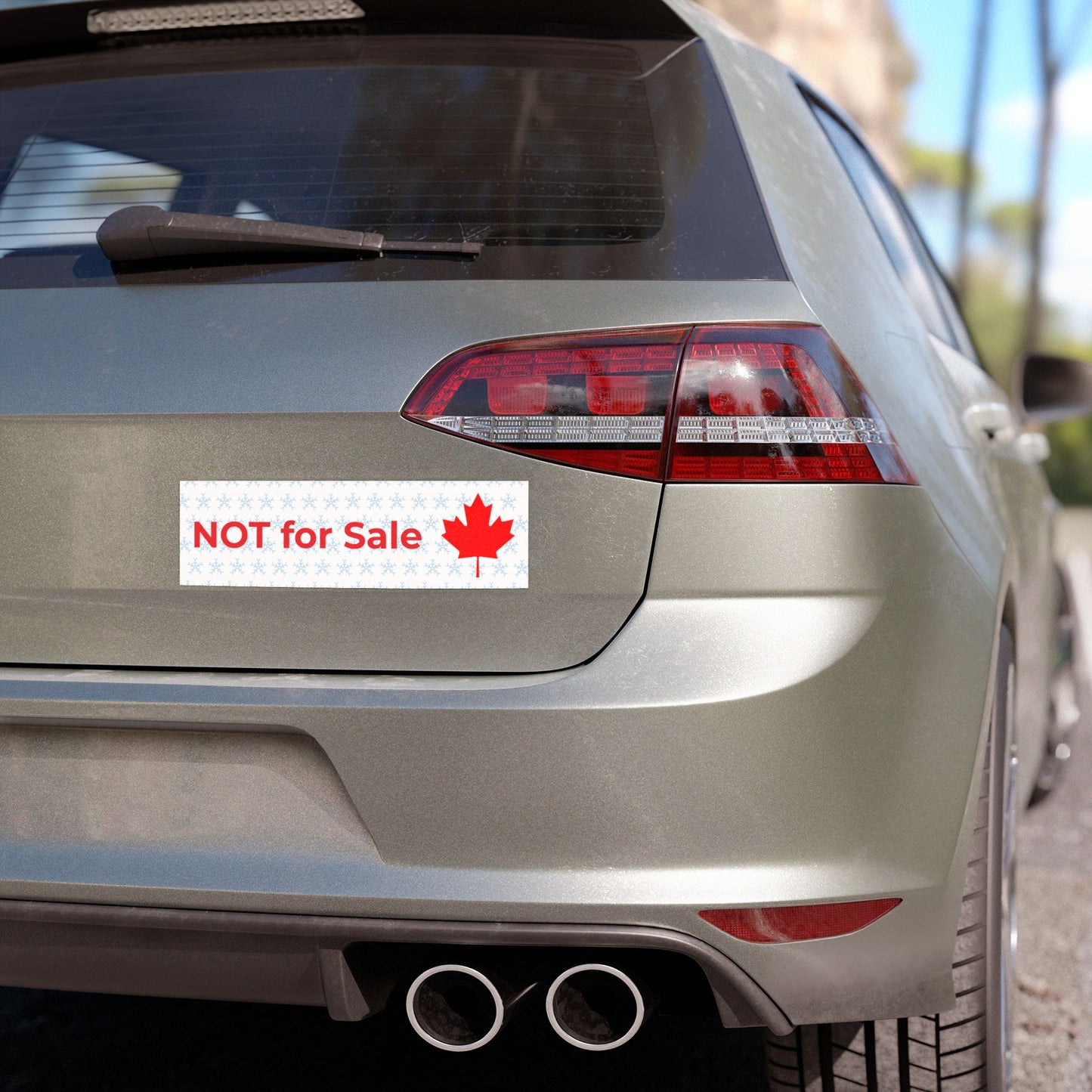 Canada is not a country for sale -- original Car Magnet by TokyoBill