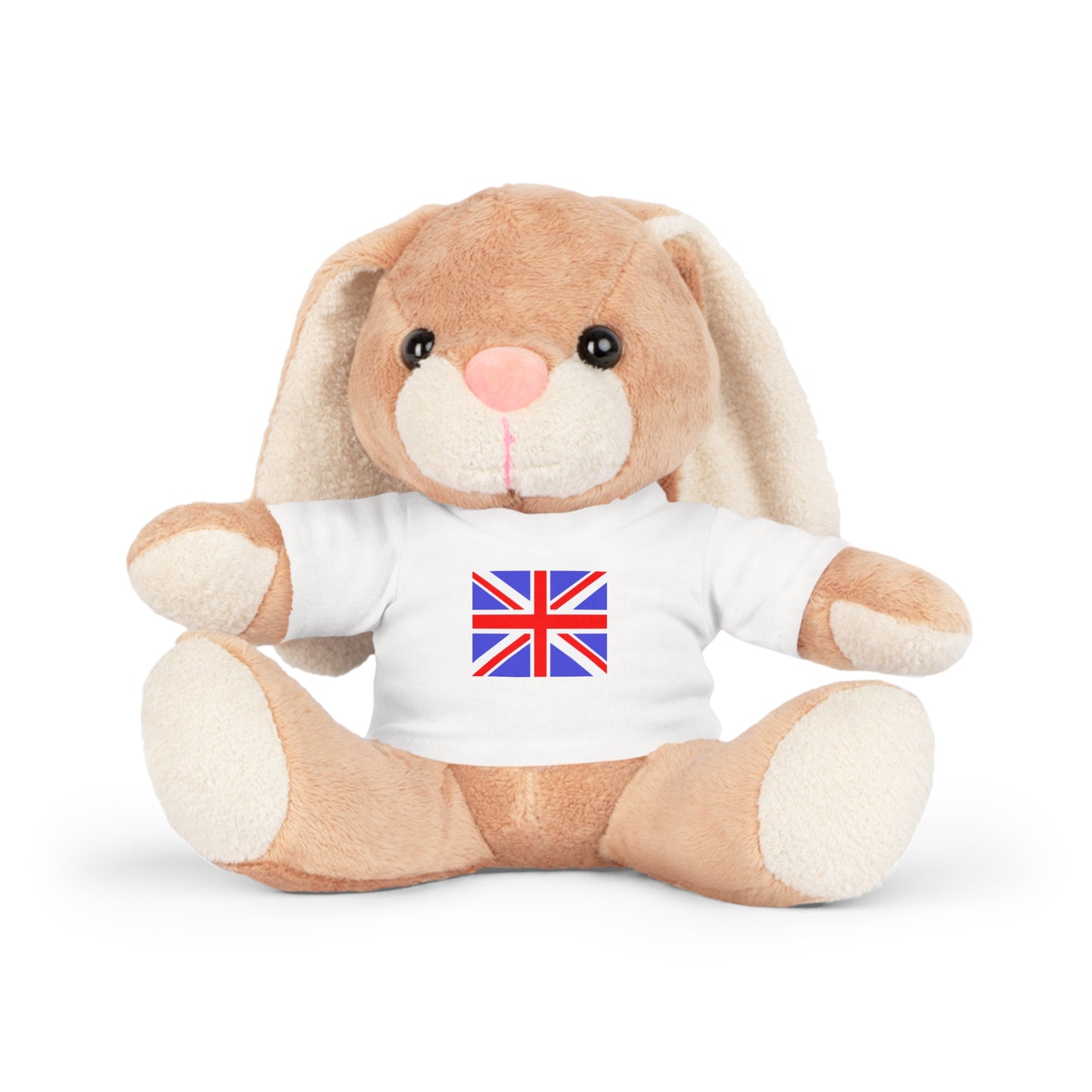 Plush Toy Animal w/UK Flag Tee, by TokyoBill