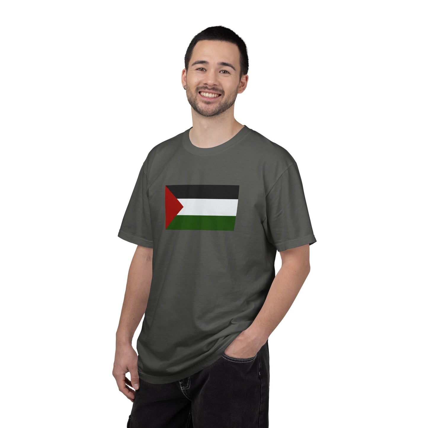 Palestinian Flag, Unisex Garment-Dyed T-shirt, Palestine Freedom Tee by TokyoBill
