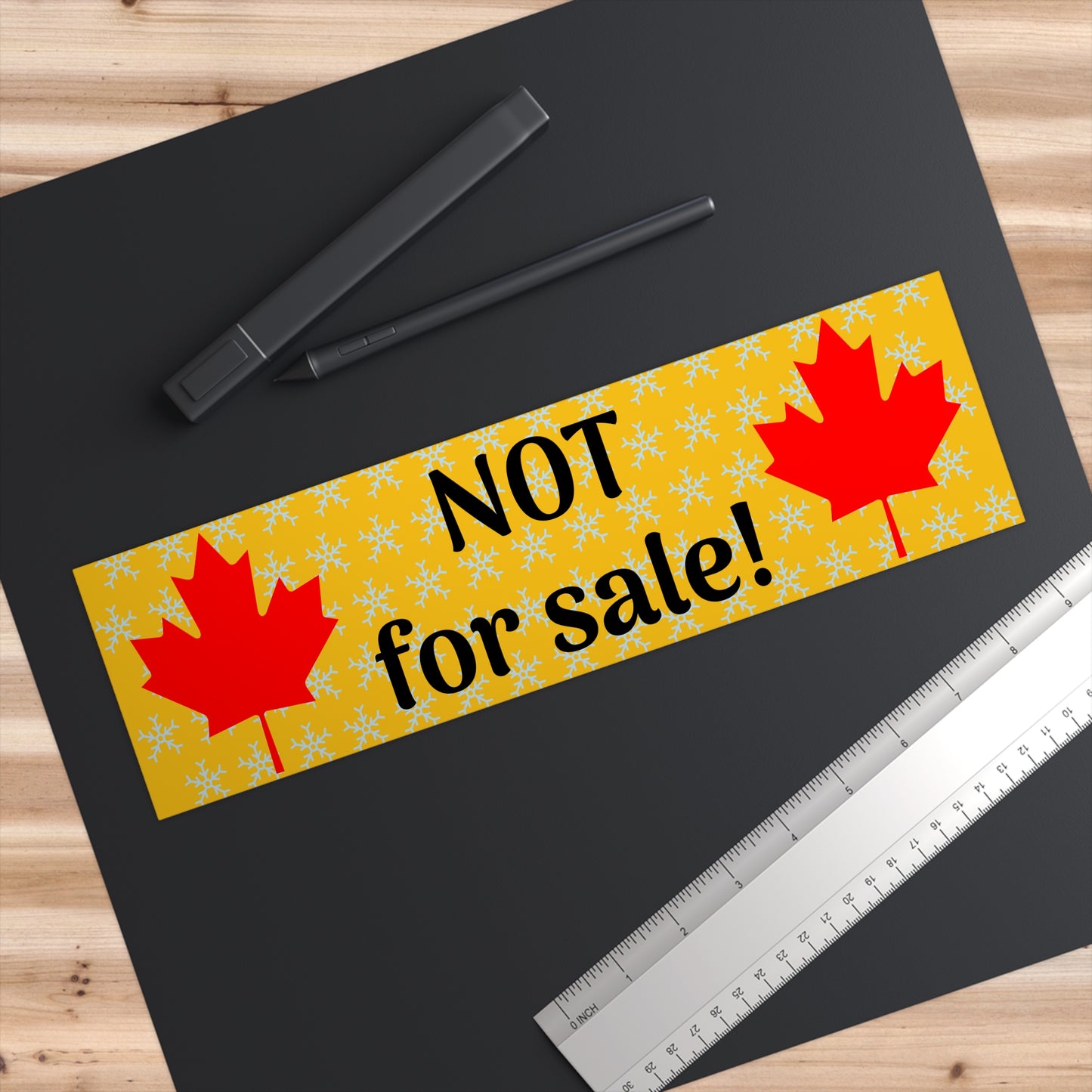 Canada is Not a country for Sale -- Bumper Sticker original by TokyoBill